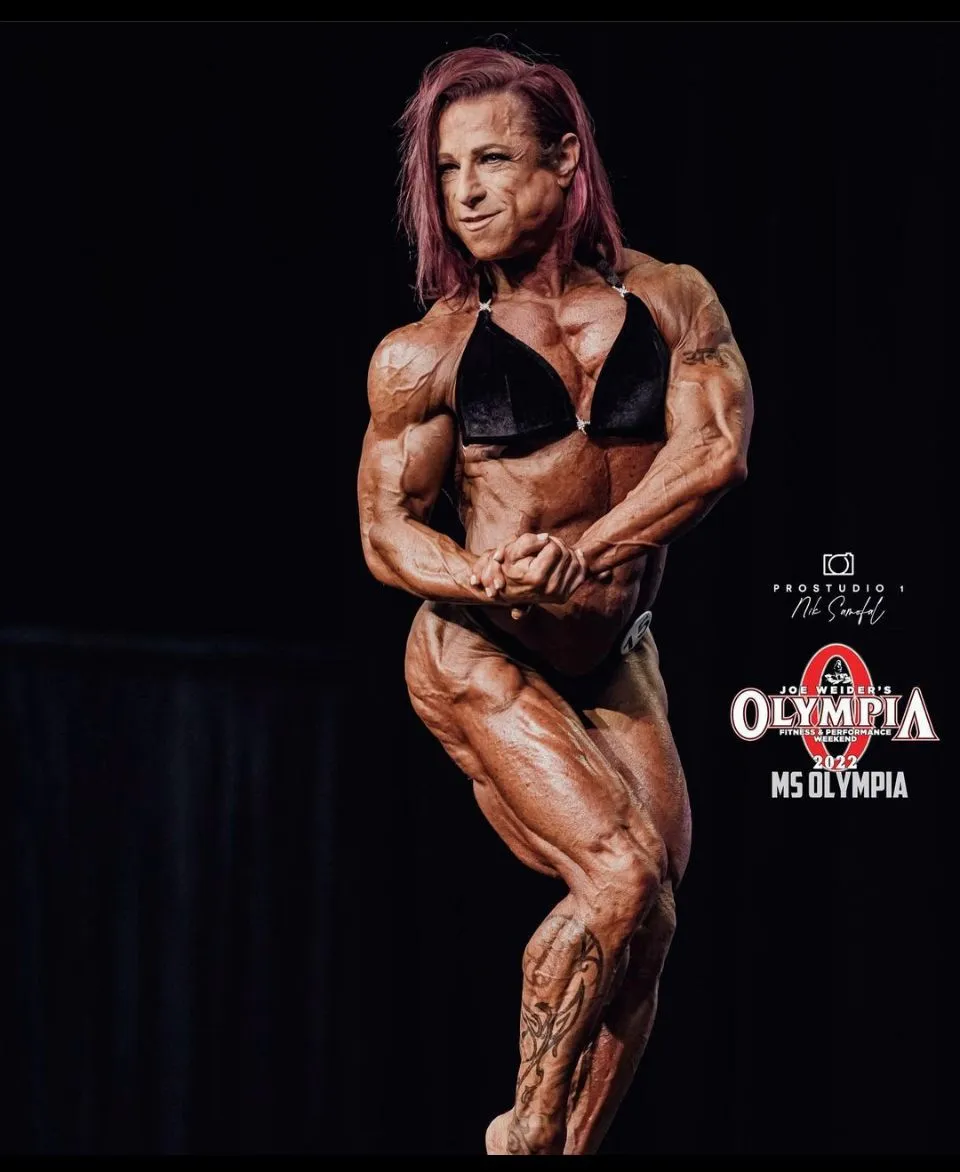 Branka Njegovec on the Olympia stage